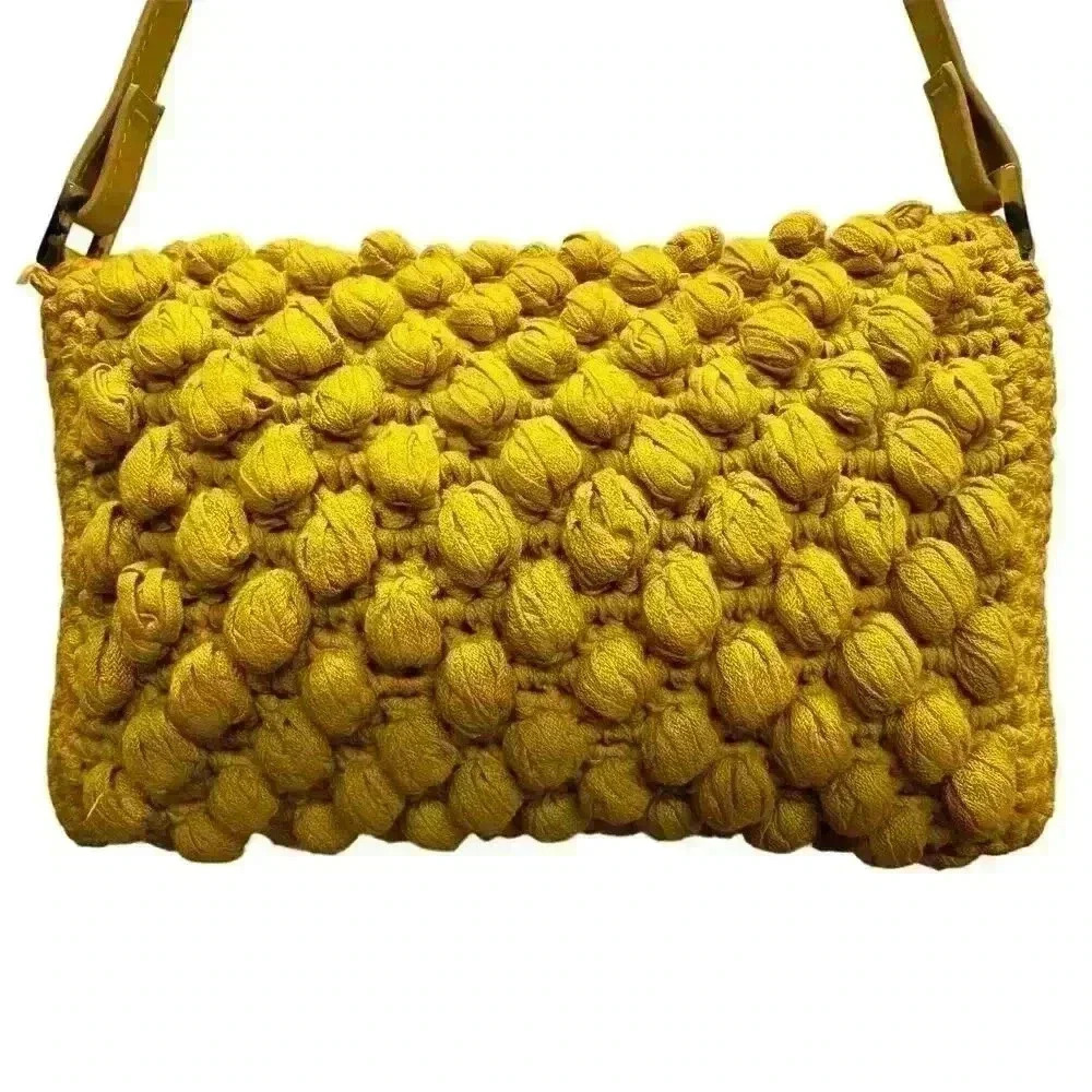 Crochet purse handbag or clutch boho style festival bag - Picture 3 of 9